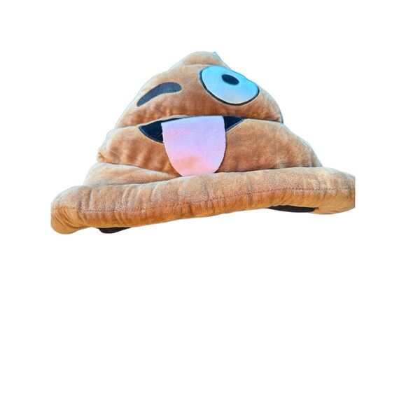 Poop Emoji plush hat gag gift halloween - Picture 1 of 6
